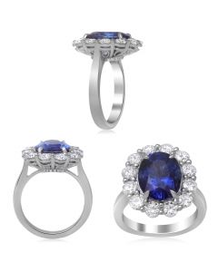 Oval Sapphire Ring