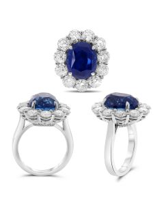 Oval Sapphire Ring