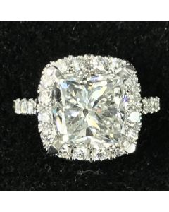 Cushion Diamond Ring