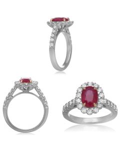 Oval Ruby Ring