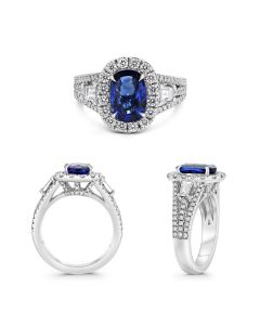 Oval Sapphire Ring