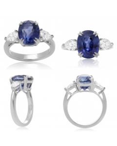 Oval Sapphire Ring