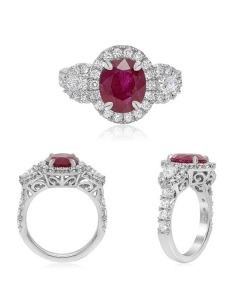 Oval Ruby Ring