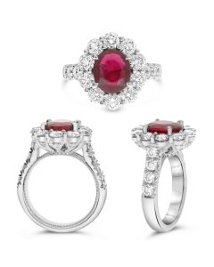 Oval Ruby Ring
