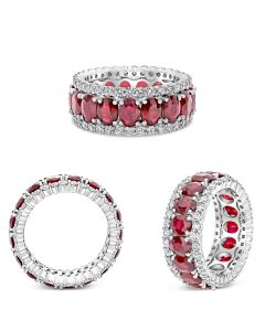 Oval Ruby Ring
