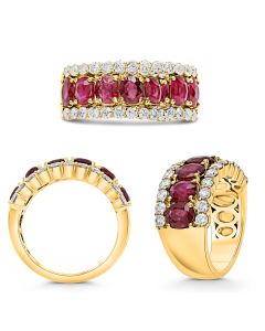 Oval Ruby Ring