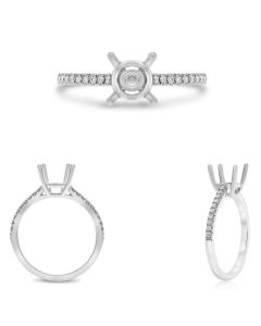 Four Prong Engagement Ring