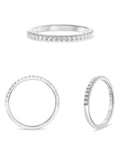 Round Cut Diamond Band