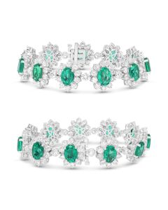 Oval Emerald Bracelet