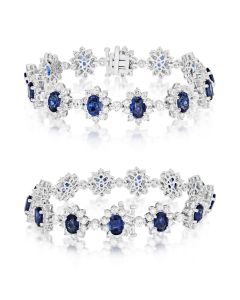 Oval Sapphire Bracelet