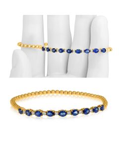 Oval Sapphire Bracelet