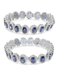Oval Sapphire Bracelet
