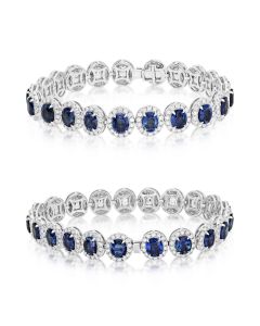 Oval Sapphire Bracelet