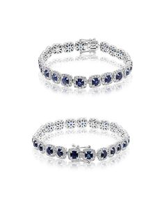 Cushion Sapphire Bracelet