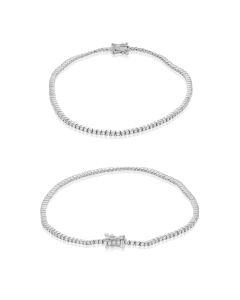 White Gold & Diamond Tennis Bracelet