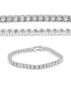 2-Carat White Diamond Miracle Tennis Bracelet