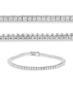 White Diamond Tennis Bracelet