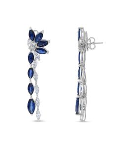 Marquise Sapphire Earring