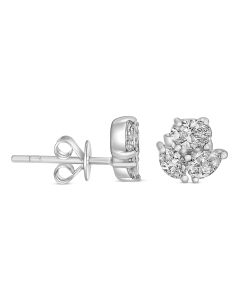 Mixed Shape Diamond Earring