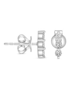 Round Diamond Earring