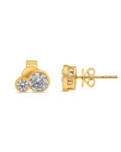 Round Diamond Earring