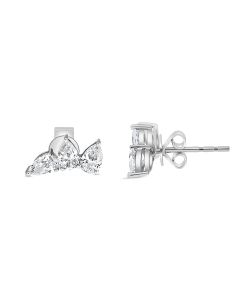 Pear Shape Diamond Earring