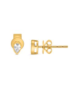 Pear Shape Diamond Earring