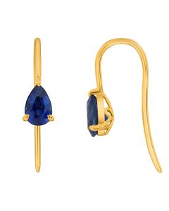 Pear Shape Sapphire Earring