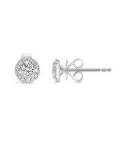 Round Diamond Earring