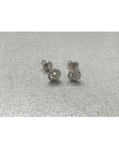 Round Diamond Earring