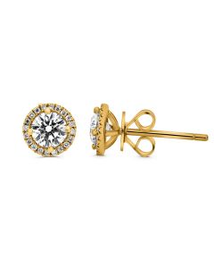 Round Diamond Earring