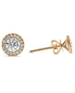 Round Diamond Earring