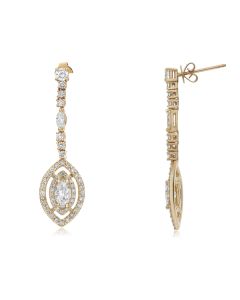 Marquise Diamond Earring