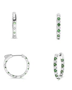 Round Tsvarite Earring