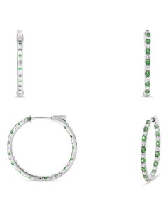 Round Tsvarite Earring