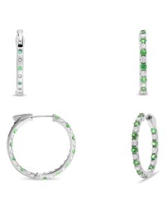 Round Tsvarite Earring