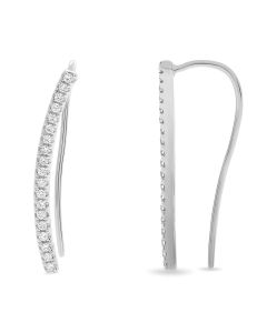 Diamond Climber Earrings