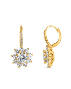 Round Diamond Earring
