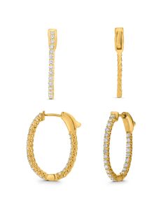 Round Diamond Earring