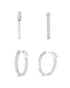 Round Diamond Earring