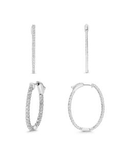 Round Diamond Earring