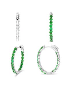 Round Tsvarite Earring