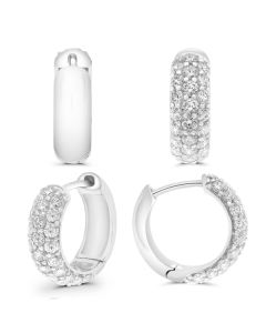 Round Diamond Earring