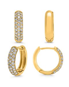 Round Diamond Earring
