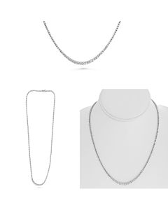 Round Diamond Necklace