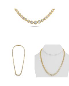 Round Diamond Necklace