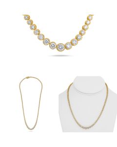 Round Diamond Necklace