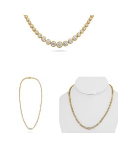 Round Diamond Necklace