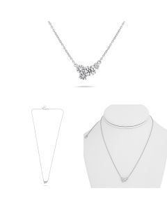 Round Diamond Necklace