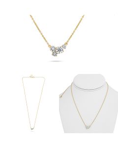 Round Diamond Necklace